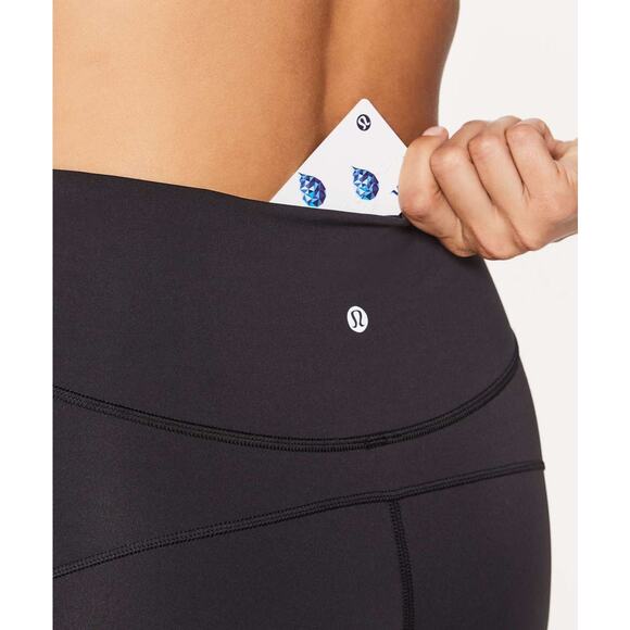 Lululemon In Movement Crop *Everlux 19" Size 4 Black - Picture 6 of 7